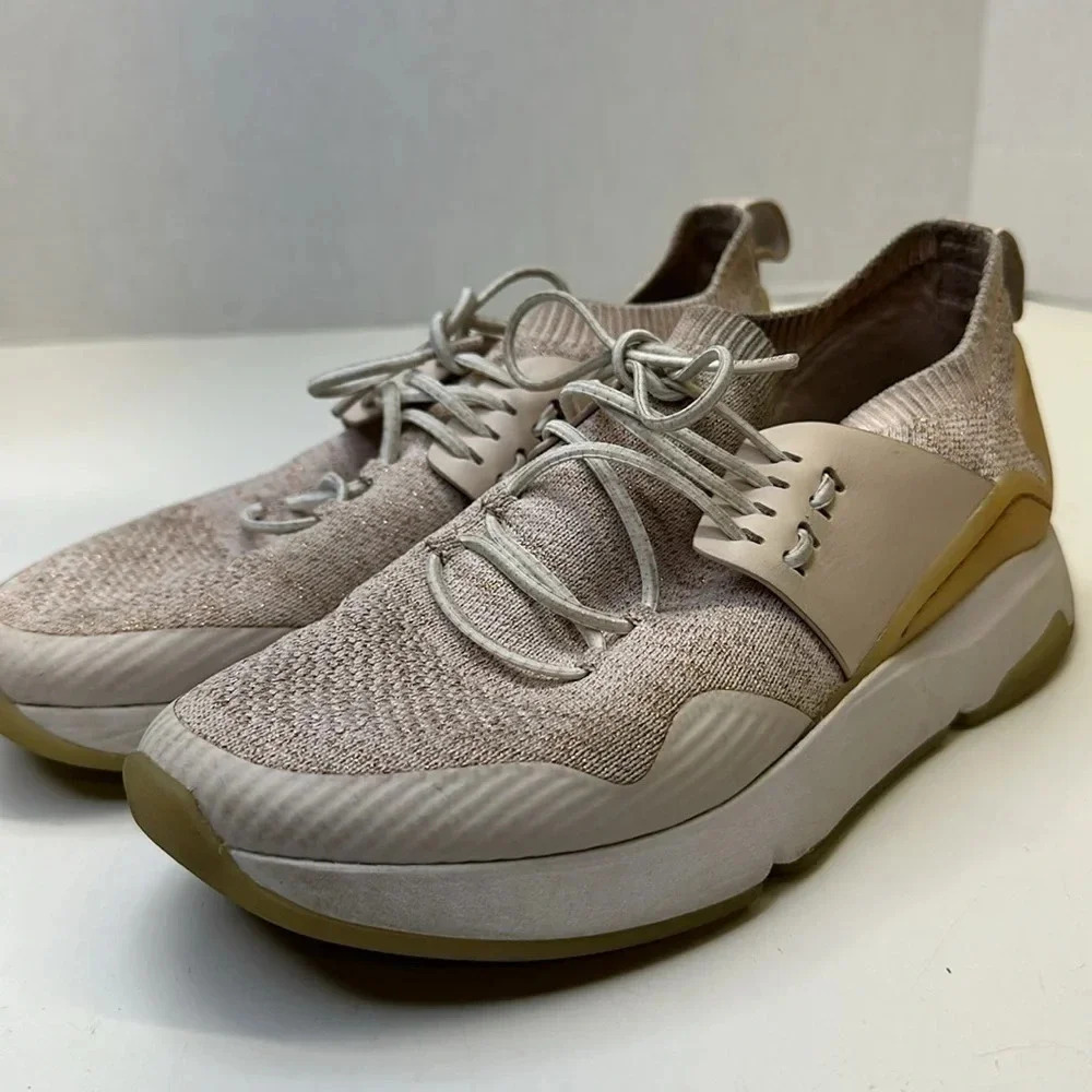 Cole Haan Zerogrand Cross Training Shoes Sneakers Pink Low Top Lace Up Womens 7